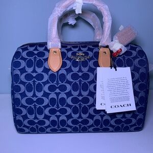 Coach Rowan Large Denim Bag CY699